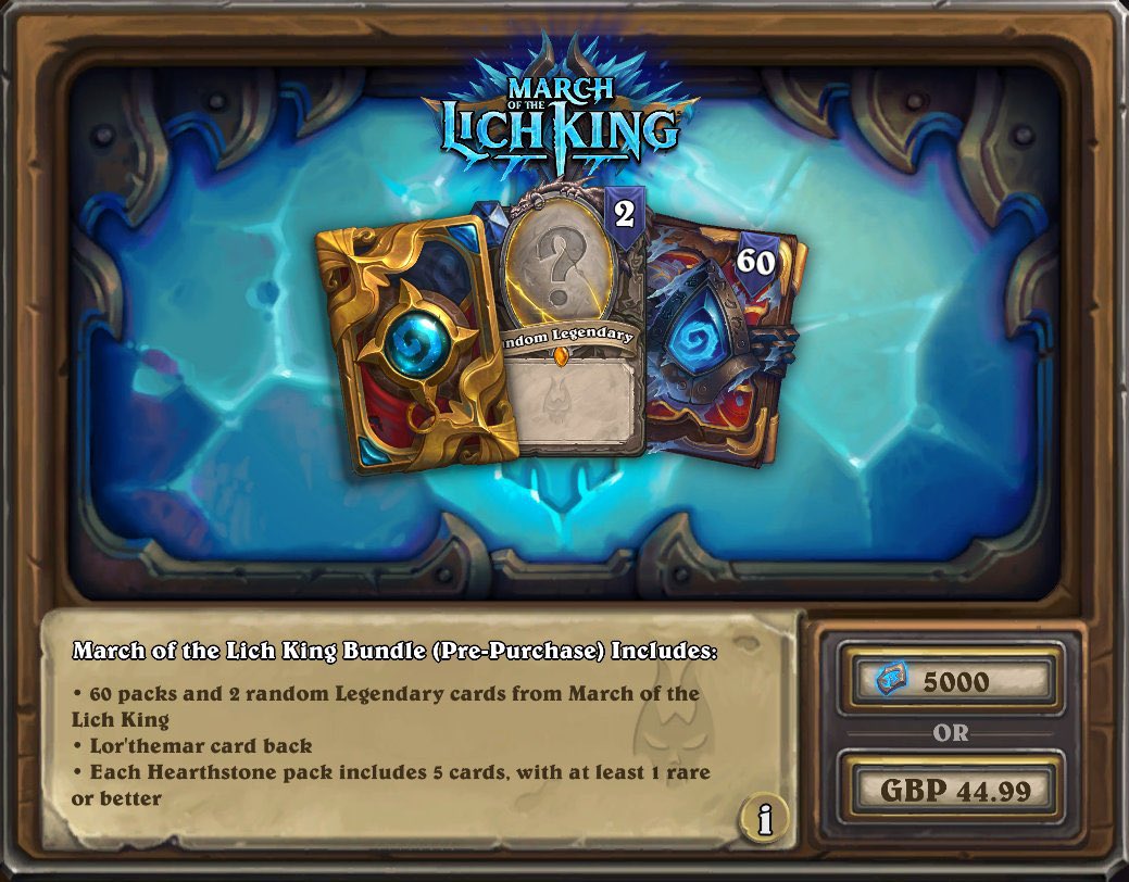 Hearthstone Easter eggs – March of the Lich King