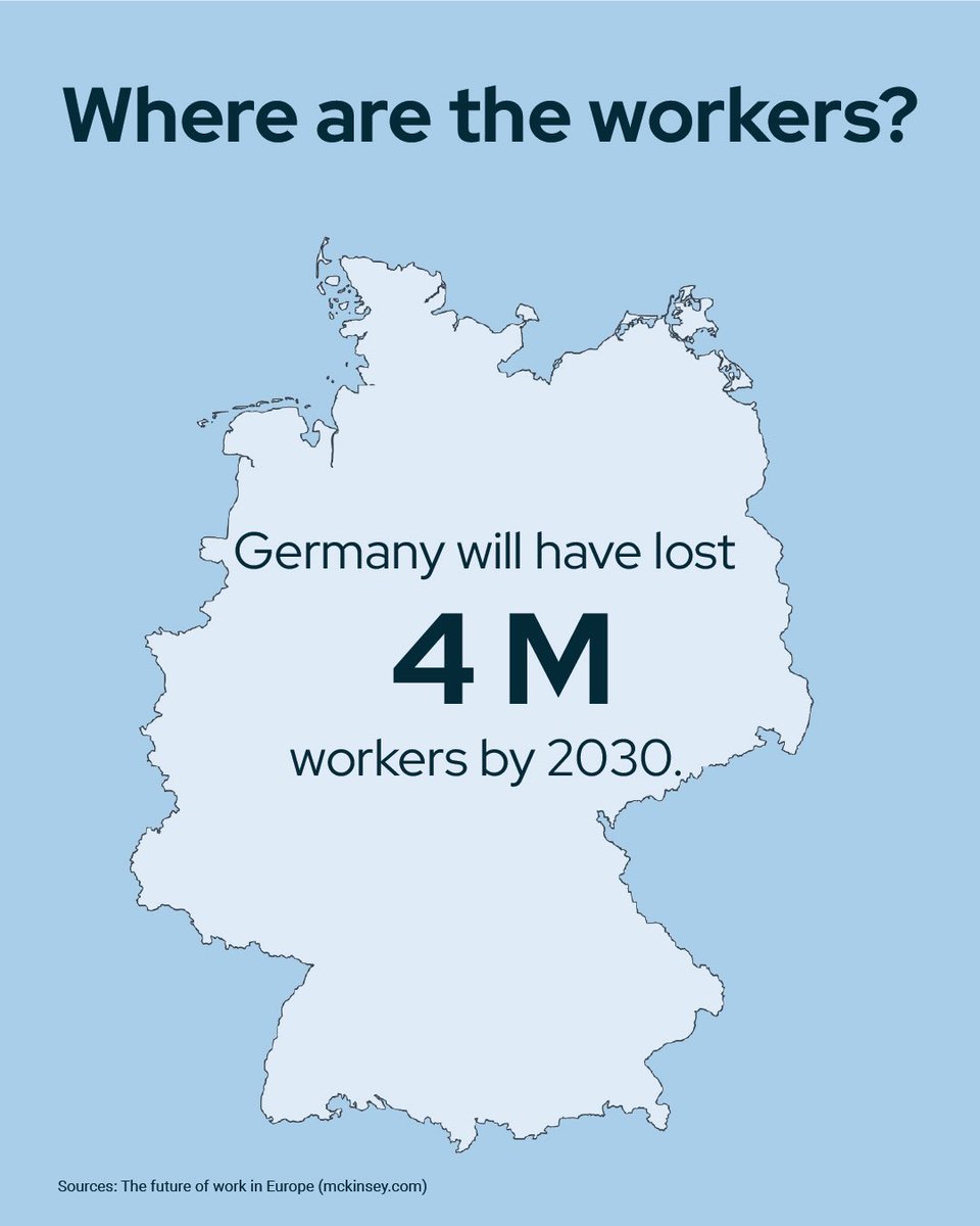 5 facts about the impact of labor shortage More about labor shortage and what to do about it: urrobots.com/hII #laborshortage #automation #productivity