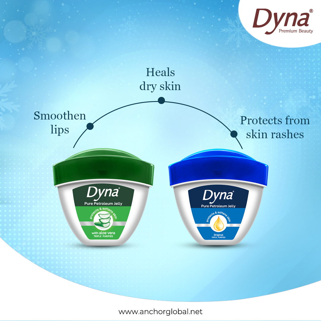 Don’t let your soft skin get damaged by the changing weather. Use Dyna Naturals Petroleum Jelly when the weather gets harsh on your skin. 

#DynaPetroleumJelly #WinterCare #DynaPremiumBeauty #DynaCare #Beauty #feelingfresh #beauty #freshlook #LimeAndAloeVera #RoseAndMilk