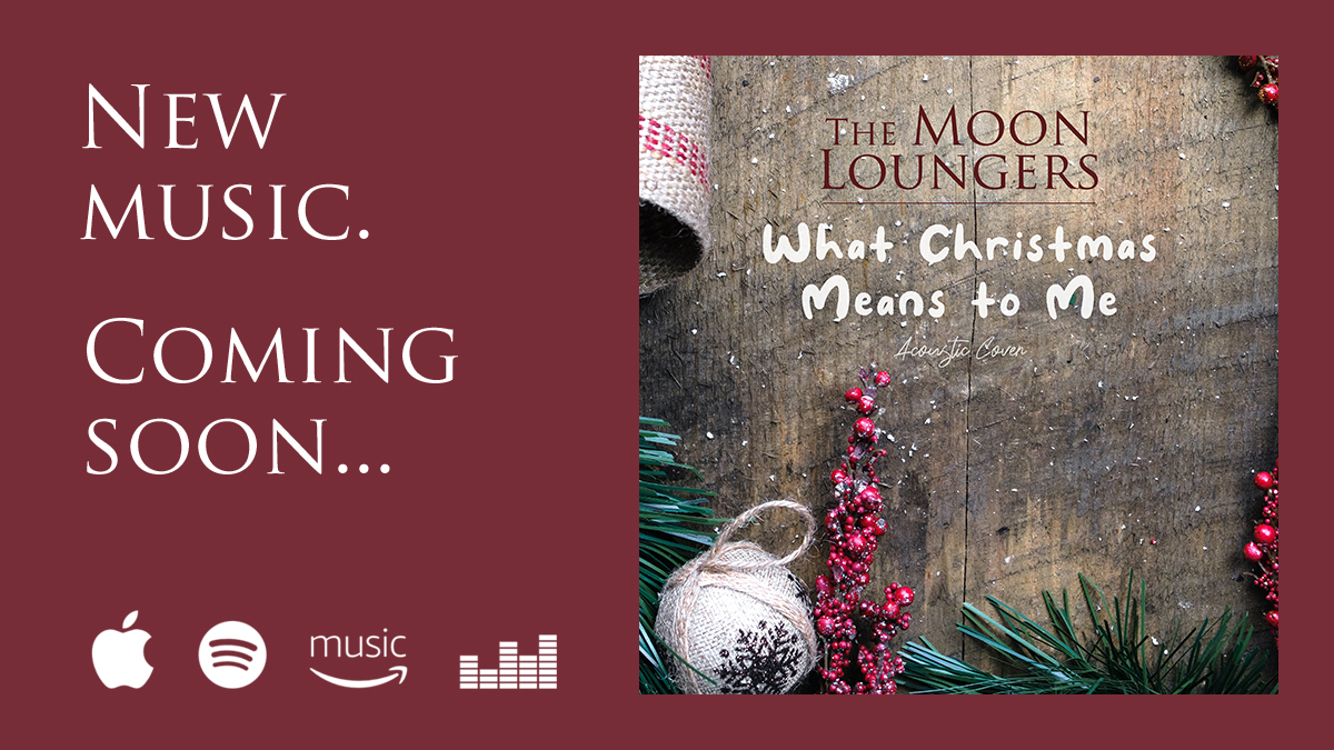 MoonLoungers's tweet photo. Christmas is coming and so is another Moon Loungers Christmas single... our cover of Stevie Wonder's "That's What Christmas Means to Me" is out this Friday! #christmasmusic #steviewonder #acoustic https://t.co/XrLJ50YyR2