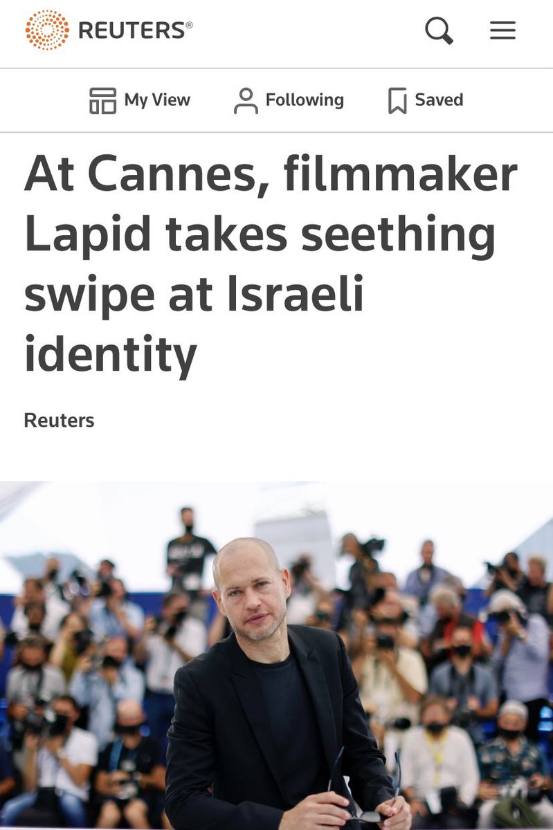 Even the extreme leftists I met in Israel were more right than most RWs we see here. #NadavLapid must be some crazy propagandist. Abused his own country at Cannes Film festival.
