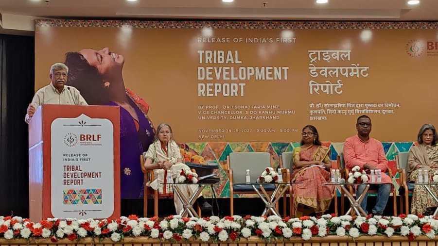 Dr. M.A. Kalam comments on Dr. GN Devy's paper on #triballanguages at the BRLF #tribaldevelopmentreport launch in New Delhi today.

Watch live: youtu.be/qjqBeuTayec

#tribaldevelopment  #LiveStreaming