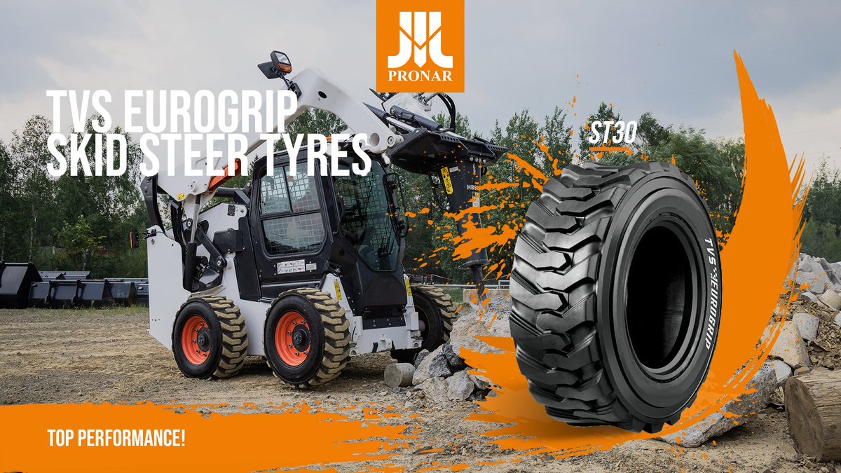 Skid steer loaders are made to work in in the mud and in the sand 🏖
To be able to cope in the sandbox they need reliable tyres - just like <a href="/TVSEurogrip/">Eurogrip Tyres</a> ST30. The construction of the tyre results from the use of a compound that provides higher resistance to cuts.