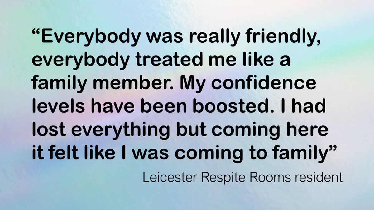 _HowManyTimes's tweet photo. Change can be scary, and when you've been rejected many times it can be so hard to keep trying. Reducing barriers to safe accommodation and safety, #LeicesterRespiteRooms are trialling a new approach with @panahghar and @NDNDLeics leading the way. https://t.co/EcLWP8UjeS