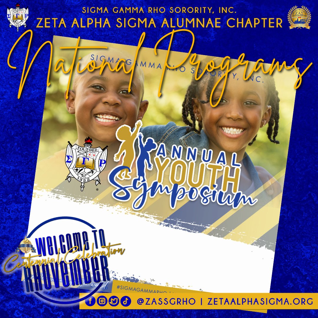 ZASSGRHO's tweet photo. The YS is designed to address issues and opportunities related to STEAM, Health/Wellness, Social Action/Justice, Education & Career Planning, Financial Literacy; and Culture
#sigmagammarho #sgrho100 #centennial #zasdoesitbest #greater #yearofthepoodle #rhovember #nationalprograms https://t.co/gm4EILLc5Q