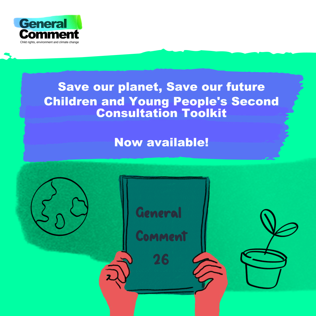 Help us make the UN General Comment Nr. 26 as inclusive as possible &amp; spread our toolkit for workshops with children. The results will inform international guidance for governments to uphold #ChildRights affected by the #EnvironmentalCrisis.

 👉 childrightsenvironment.org/children-and-y… #GC26