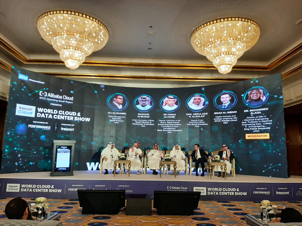 TresconGlobal's tweet photo. A Panel Discussion on ‘Evolution of Data Management through Cloud Transformation'.

Check out the event agenda:
https://t.co/9l2oNuP7oJ

If you're at the event be sure to use #WorldCloudShow #KSA or #TresconCloud and we will feature you on our social media.

 #WCSKSA
@sccc_sa https://t.co/hIQGC4VOtB