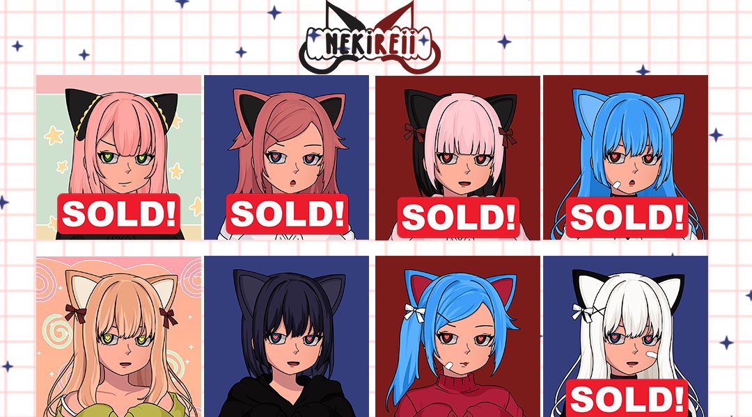 UNSOLD #NEKIREII 👩‍🦰❤️
Only 3 item still available on <a href="/opensea/">OpenSea</a>

Blockchain Polygon $ETH 0.0032 Poly 💰
opensea.io/collection/nek…

Lady of the UNIVERSE
Don't forget to follow : 
<a href="/AyemYou1/">Aye'm You | NFT Artists & Collectors |</a> @ArtByDezzi <a href="/qunft/">queenuniverse.eth 🚀</a> <a href="/TruthDevour_/">Author: Truth Devour</a>
<a href="/filos/">filos 🤖</a> <a href="/katas_art/">Kata 🇨🇦🇭🇺</a> <a href="/msangexo_/">❥ 𝗺𝘀. 𝗮𝗻𝗴𝗲</a> <a href="/NFTbagari/">NFTbagari</a>
 
#NFTCommunity