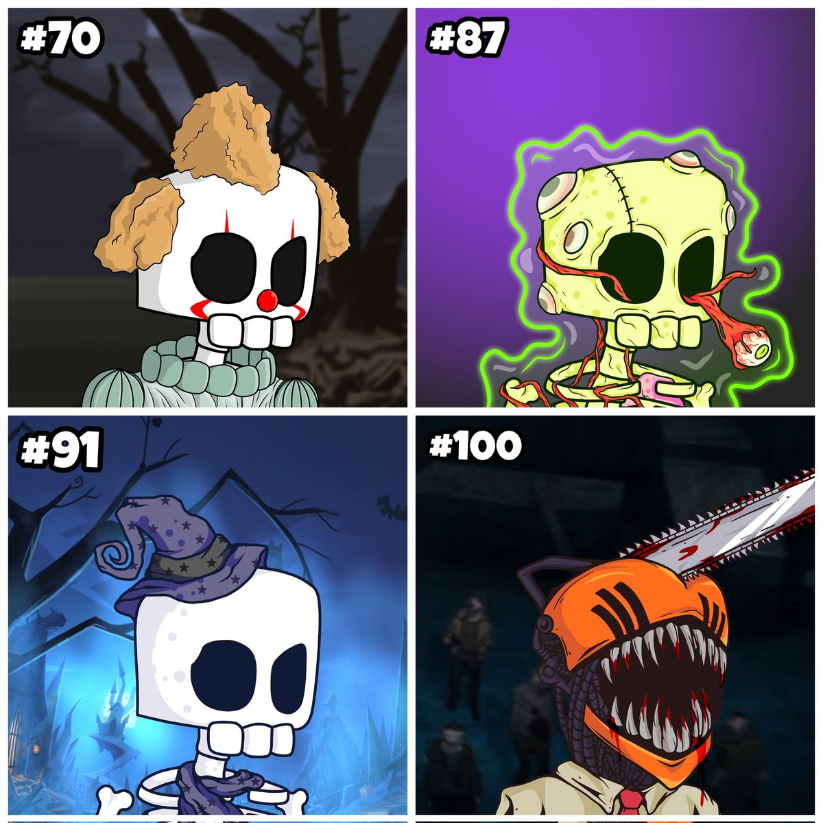 ITEMS ARE STILL AVAILABLE BEFORE THE COMPLETE PHASE🚨
Join TombSkull before it's too late

Collection link;

#70 opensea.io/assets/matic/0…
#87 opensea.io/assets/matic/0…
#91 opensea.io/assets/matic/0…
#100 opensea.io/assets/matic/0…

Let's go 👀
#NFTCommunity #NFTdrop #nftcollectors #NFTs