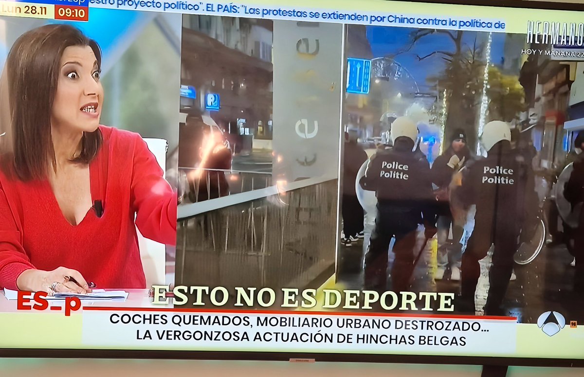 haclum72's tweet photo. Los "hinchas belgas”.

Que manipuladores, hdlgp.

Están ahí los vídeos para ver que de belgas nada, marroquíes de pura cepa, que deberían ser deportados de inmediato. https://t.co/S1d4jnjEsX
