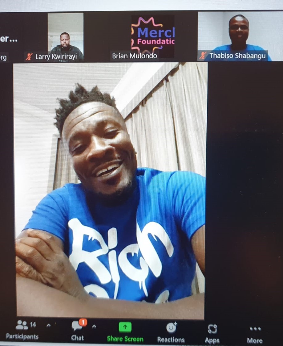 SuperSport World Cup pundit and African legend Asamoah Gyan chatting to media online on all things football. Africa's all-time top World Cup scorer, with six, Gyan is delighted to see Ghana lying second in Group H - all action live on SuperSport #SSWorldCup