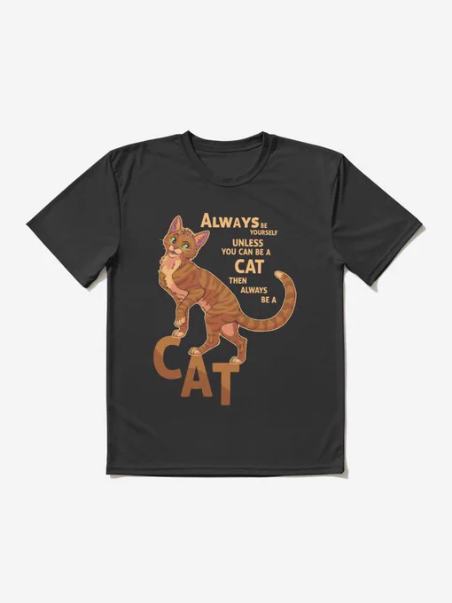 You knowAlways be yourself UNLESSYou can be a cat!And finally the cat version is ready! (black cat version takes a bit longer)Find the links to my Shops in following tweet! #cat 