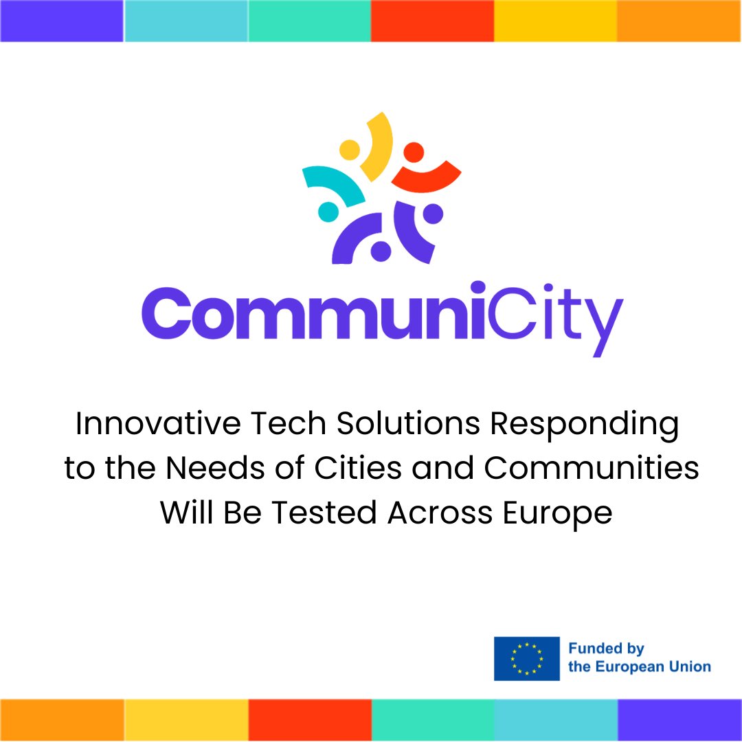 🎉 CommuniCity's First Press Release is out!
📢 Read now our opening statement about 
 #CommuniCity, a new #HorizonEurope project: pdf.ac/13z6nf

#smartcities #smartcommunities #urbantransformation #socialintegration #techsolutions #EU #EuropeanCommission #livinglabs