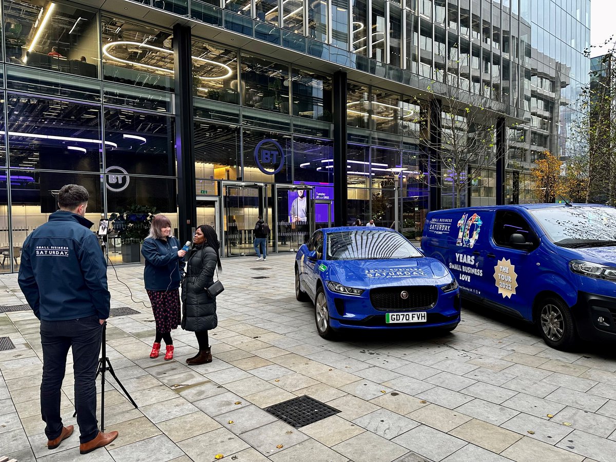 The @SmallBizSatUK Saturday team have arrived at our London HQ here in Aldgate East and will be around until 2pm 📍🥳 Pop along and have a chat with the team to hear from small business owners, local leaders, mentoring, workshops and much more! 👉 smallbusinesssaturdayuk.com/the-tour