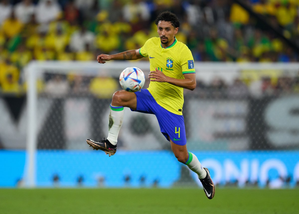 Cria do Terrão representando na Copa. Voa, Marquinhos! 🇧🇷🦅