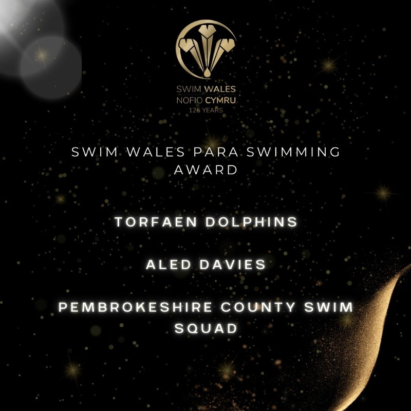 SwimWales's tweet photo. 𝐒𝐰𝐢𝐦 𝐖𝐚𝐥𝐞𝐬 𝐍𝐚𝐭𝐢𝐨𝐧𝐚𝐥 𝐂𝐥𝐮𝐛 𝐀𝐰𝐚𝐫𝐝𝐬 𝟐𝟎𝟐𝟐✨

Swim Wales Para Swimming Award nominees! 

Each of our nominees have made an outstanding contribution to increasing opportunities for people with disabilities. Pob lwc! 

Tune in LIVE on Thursday at 19:30!📺