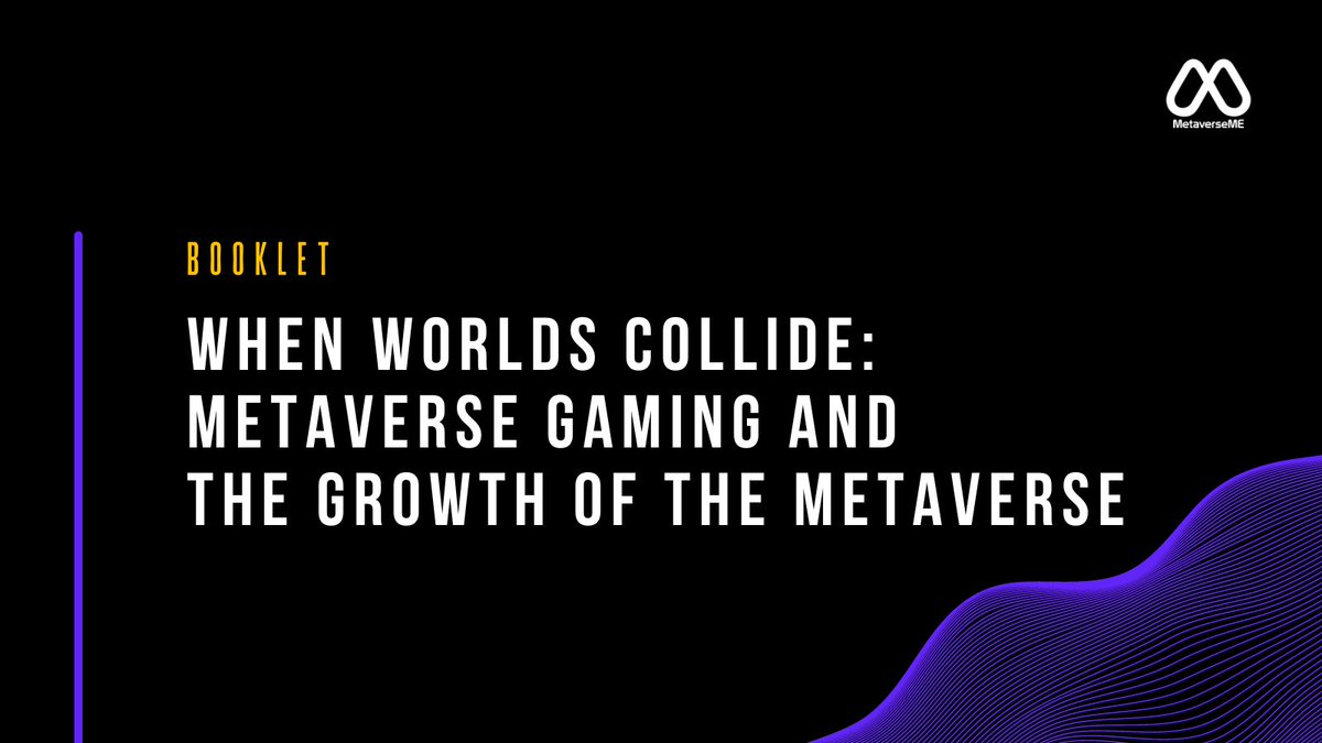 MetavrsMe's tweet photo. The #Metaverse and #gaming are inextricably linked, and there's a lot of speculation about what the future holds. What happens when these worlds collide? 😱

That's the topic of our latest booklet! Join us for a fascinating exploration:
https://t.co/2JLOKvujMU 
#MetaverseME https://t.co/u6S1uejFef