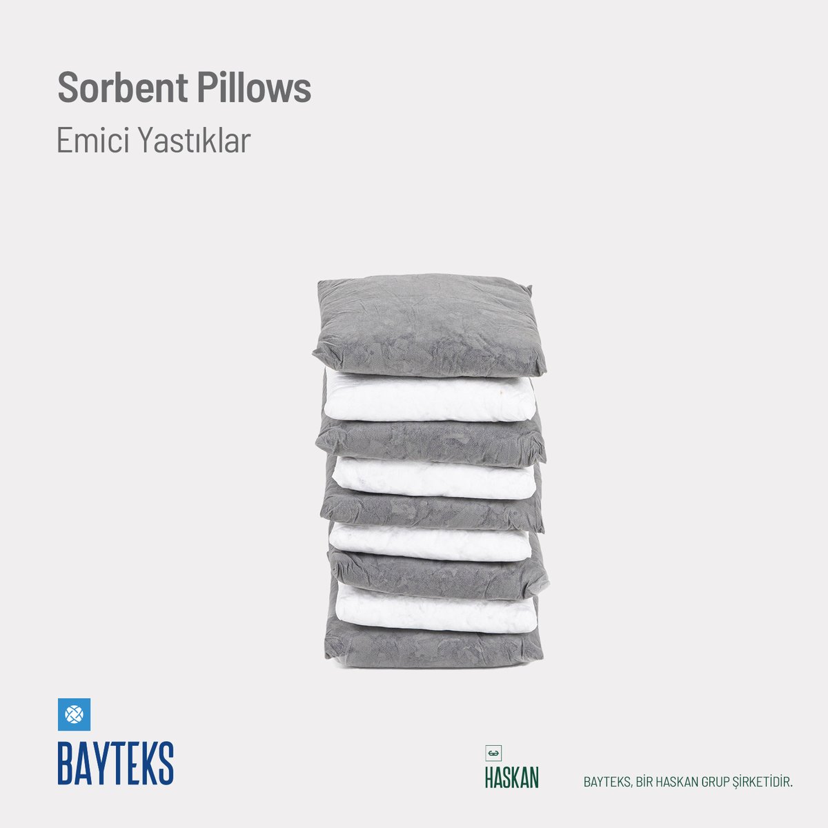 Emici Yastıklar;
Farklı türdeki sıvıların temizlenmesi ve emilmesi,
Sıvı dökülmesinin kontrolü ve Endüstriyel temizlik alanlarında kullanılmaktadır.
#Haskan #Bayteks #Absorbent #Pillows #Emici #Yastık
