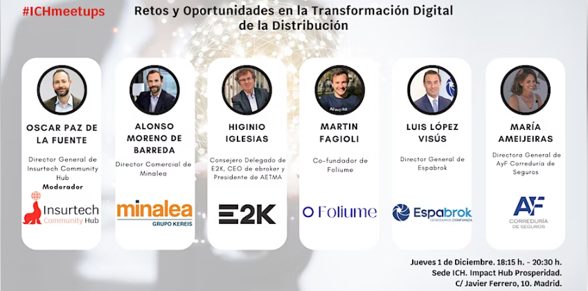 ebrokerES's tweet photo. 🗓 Este jueves, nuestro CEO Higinio Iglesias participará en el quinto #ICHmeetups de @InsurtechComHub que se centra en “Los retos y oportunidades en la #TrasformaciónDigital de la #distribución”.

👉 Sigue el #stream: https://t.co/61GcZN7H7P

🌍 https://t.co/hYnlKJHMQz https://t.co/y7h7HcOA0a