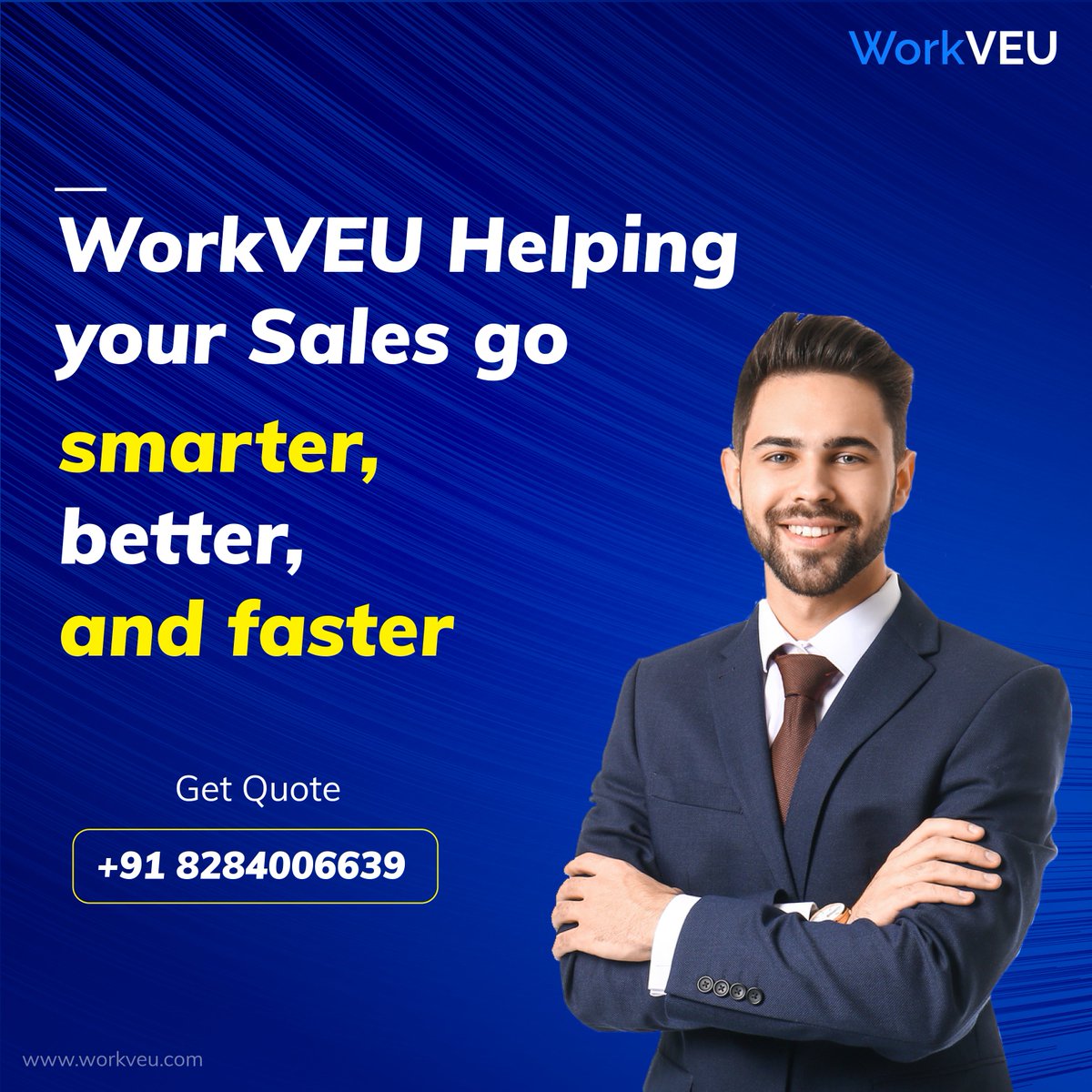 WorkVEU's tweet photo. WorkVEU helps you gain more business insights in a quicker, better, and smarter way. Join forces with us to give a quick boost to your sales.
Call us:+91 8284006639
#sales #salesteam #salesmanagement #crm #leads #salesmotivation #Salesforce #leadgeneration #workveu #crmsoftware https://t.co/nz0gjifkq2