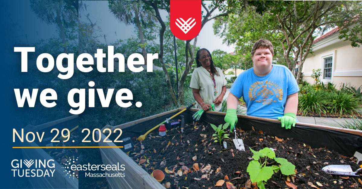 EastersealsMA's tweet photo. It’s #GivingTuesday… a time when people show they CARE about making a lasting impact in the world around them. Every dollar you give during this time REALLY means so much to our work for people with disabilities, families, and communities. https://t.co/Rxvh5jXOm7