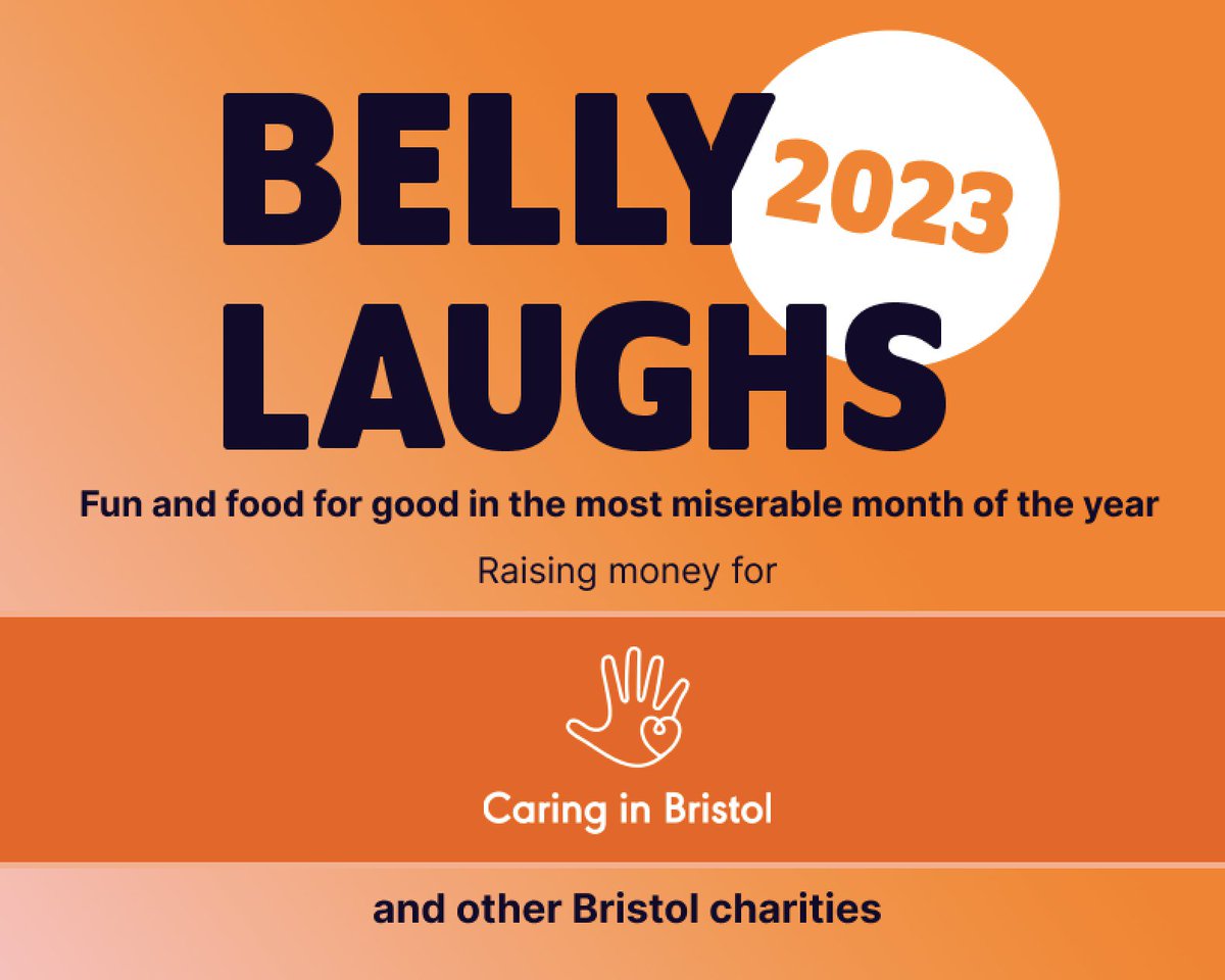 Bristol, you've waited long enough... WE'RE COMING BACK!!!! 

We'll be raising money for new partner <a href="/caringinbristol/">Caring in Bristol</a> + other local charities so get your diary out &amp; write BUSY on every single date in January! 

👇👇 Tickets👇👇

yuup.com/belly-laughs 

#bellylaughs23 #Bristol