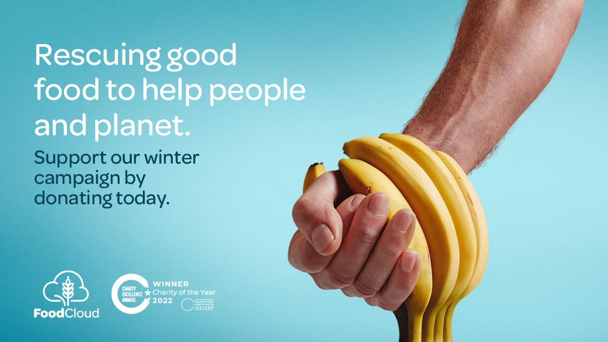 FoodCloud's tweet photo. Today is #givingtuesday, a day which globally highlights the different types of support that charities you care about need. 
Make a gift to FoodCloud to help us support community groups all across Ireland this winter with surplus food. https://t.co/xIpfI6fKyu https://t.co/fxFXT3QfaP
