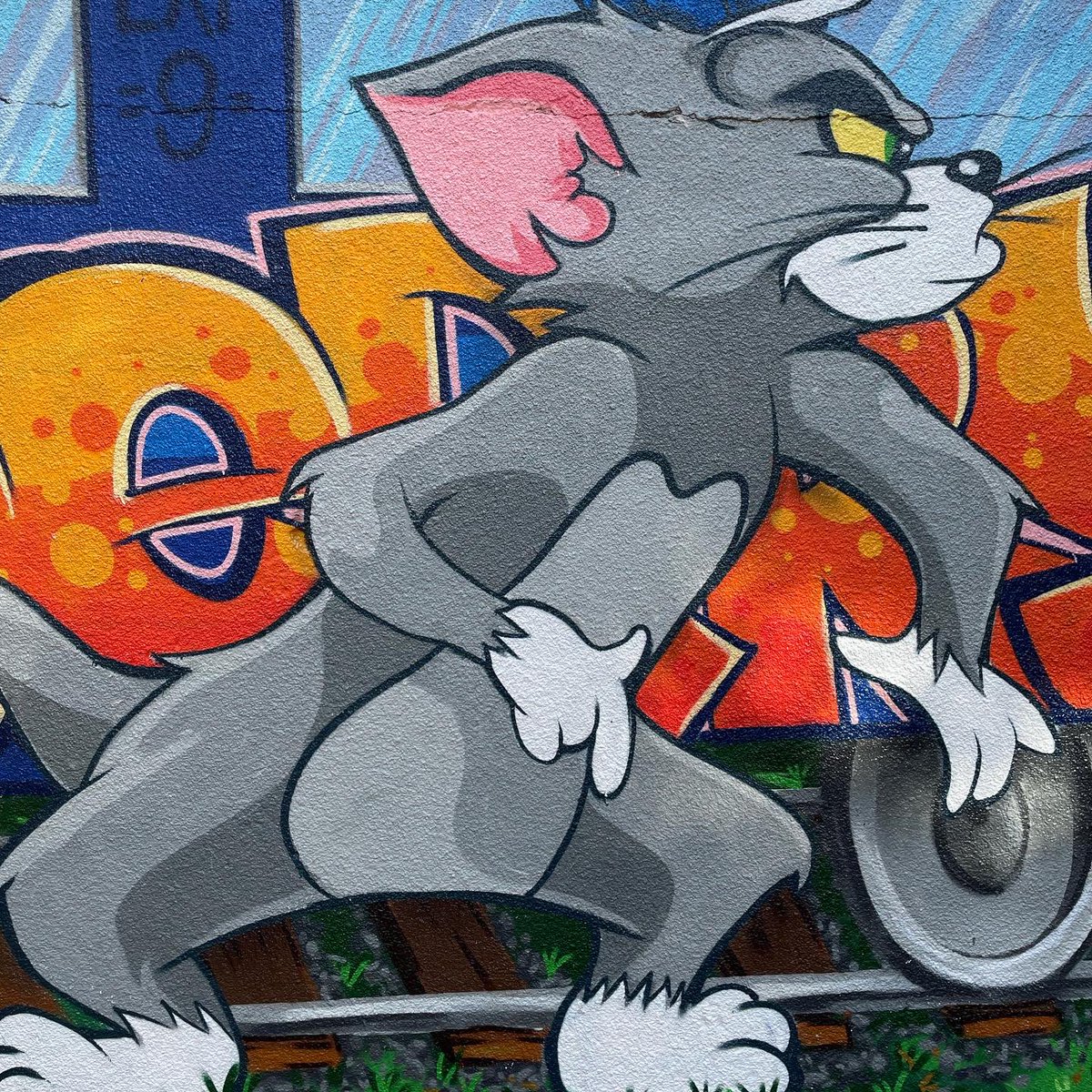 elmio163's tweet photo. 24.11.22 Work on the painting of the playground near Debenhams olympia. 

#elmio163 #graffiticyprus #graffiti #graffity #graffart #graffitiporn #graffitiartist #streetart #portrait #tomandjerry #metrogoldwynmayer https://t.co/EfiAnYSivp