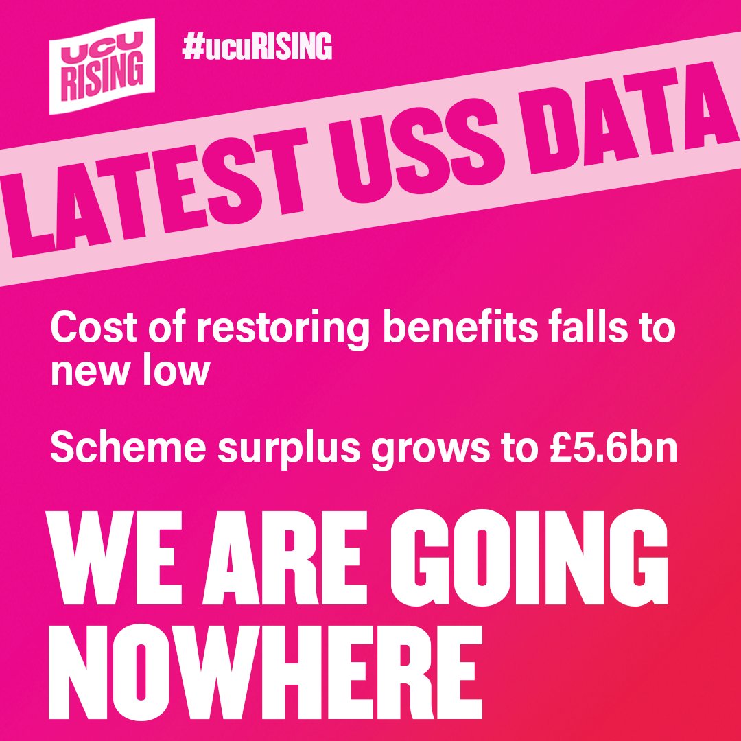 🚨BREAKING USS NEWS🚨

Every member needs to be on the picket lines tomorrow

We will take back our pensions

#ucuRISING