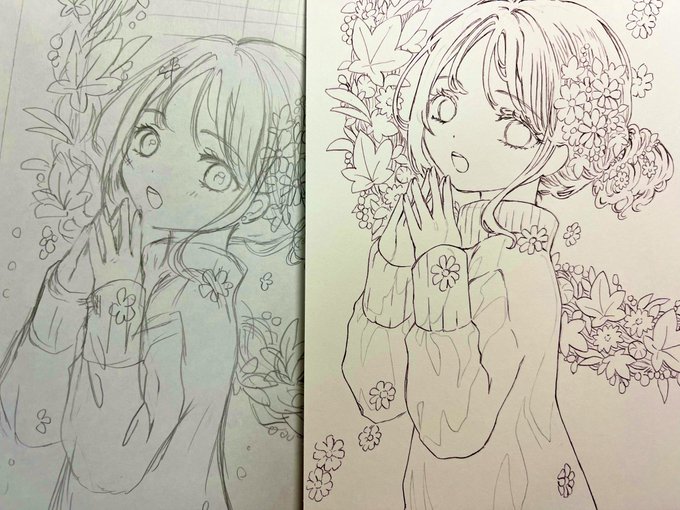 お久しぶりです
少し前から短期の在宅ワークしてましてやっと調子が戻ってきたのでお絵描き再開しました

秋イラスト描きたかったので12月になりますがこれだけは完成させたいと思います🌸 
