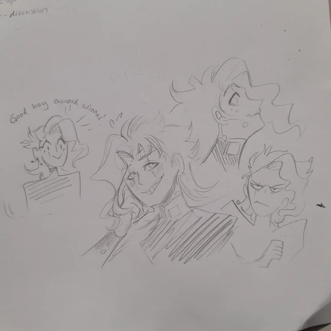 Kakyoin break doodles 