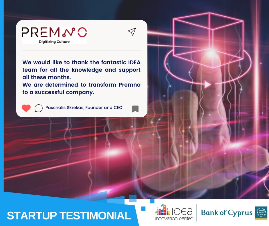 ideacy's tweet photo. "We would like to thank the fantastic IDEA team for all the knowledge and support all these months. We are determined to transform Premno to a successful company."
#entrepreneurship #creatingbusinesses #startupsupport https://t.co/AGthxKelhG