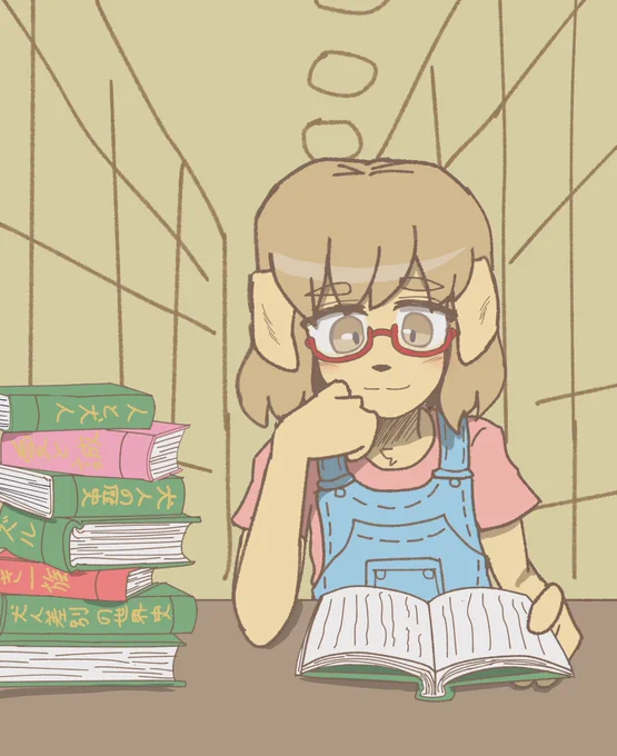 人間について勉強中#furryart 