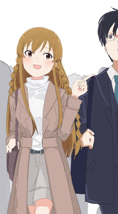 隣を歩く妄想してみたり。 