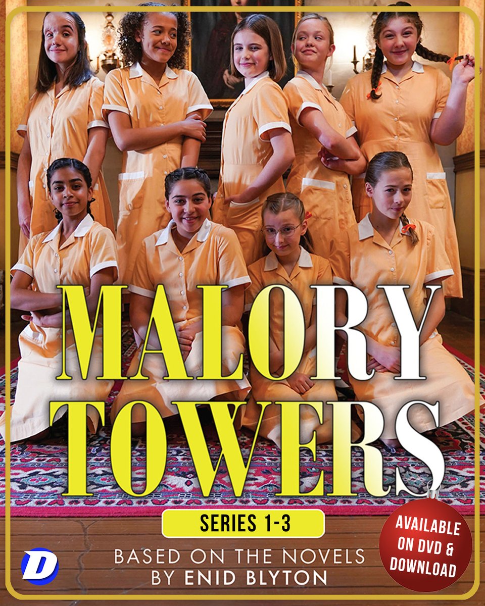 Based on the iconic novels by Enid Blyton, #MaloryTowers is a delightful new adaptation and a must-have for fans of all ages!

Own series 1, 2 &amp; 3 now on DVD, the perfect stocking fillers this Christmas! 🎄🎁

Amazon: tinyurl.com/MaloryTowersS1…