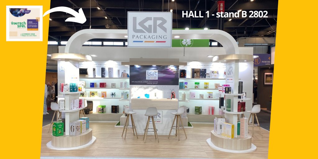 RDV sur <a href="/vinitechsifel/">vinitech-sifel 🍇🍷🏺🇨🇵</a> 2022 à Bordeaux jusqu'à mercredi 01.12 18h. HALL 1 - stand B 2802
#lgrpackaging #emballage #carton