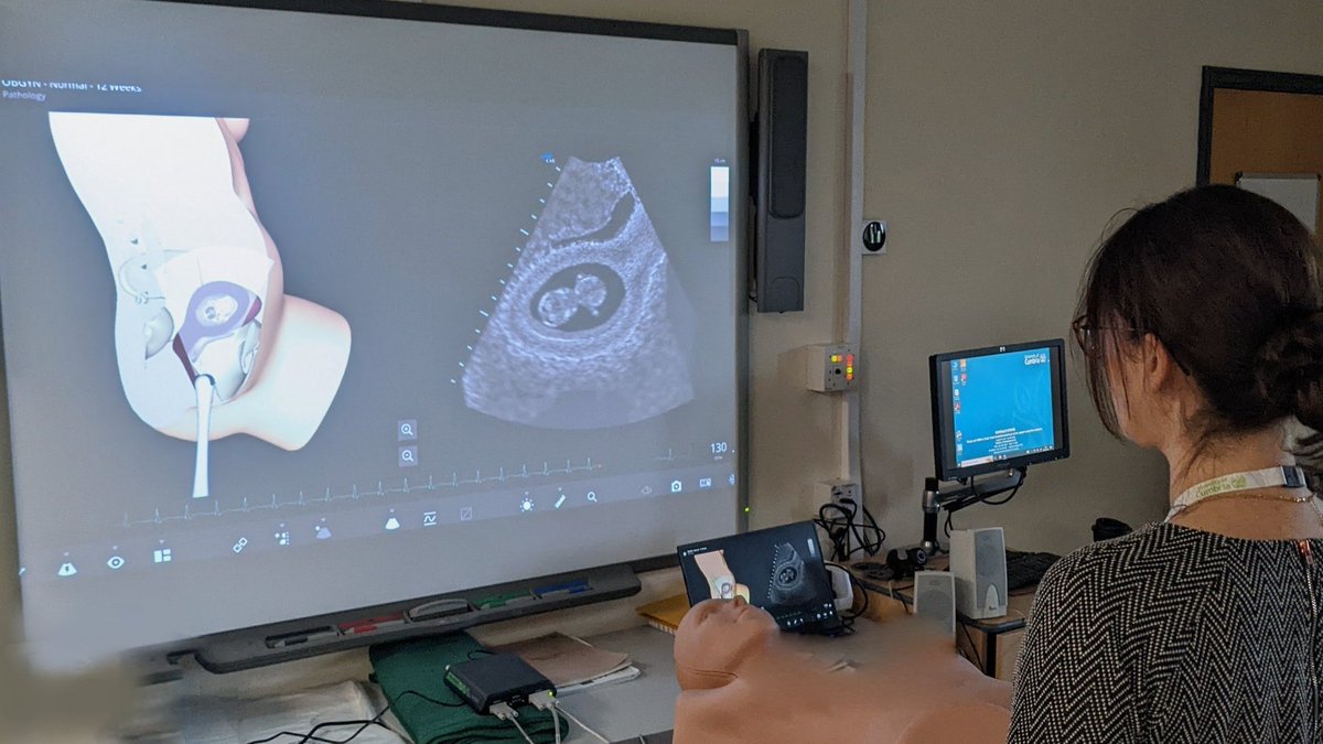 Our fantastic new CAE simulation system! This system allows our students realistic Transvaginal and Transabdominal Ultrasound training and is a brilliant addition to our simulation suite here at <a href="/MImagingUoC/">Medical Imaging@UoC</a> #MScUltrasound #nhscareers #ultrasound #Northwestimagingacademy