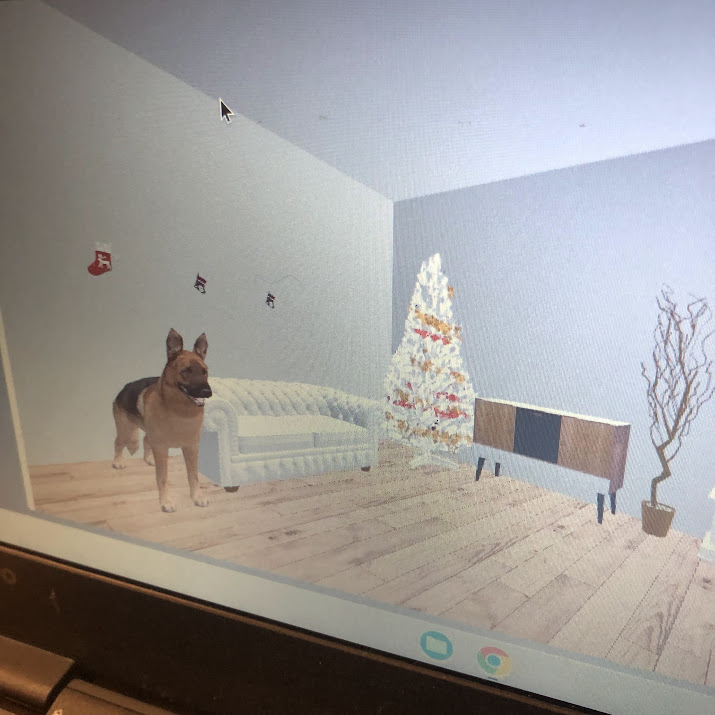 mrlosik's tweet photo. It's beginning to look a lot like Christmas as 3rd and 4th graders decorate spaces in @roomstyler. https://t.co/izfA8zqhP5 #CreateWithChrome https://t.co/d1QcjL3VqO