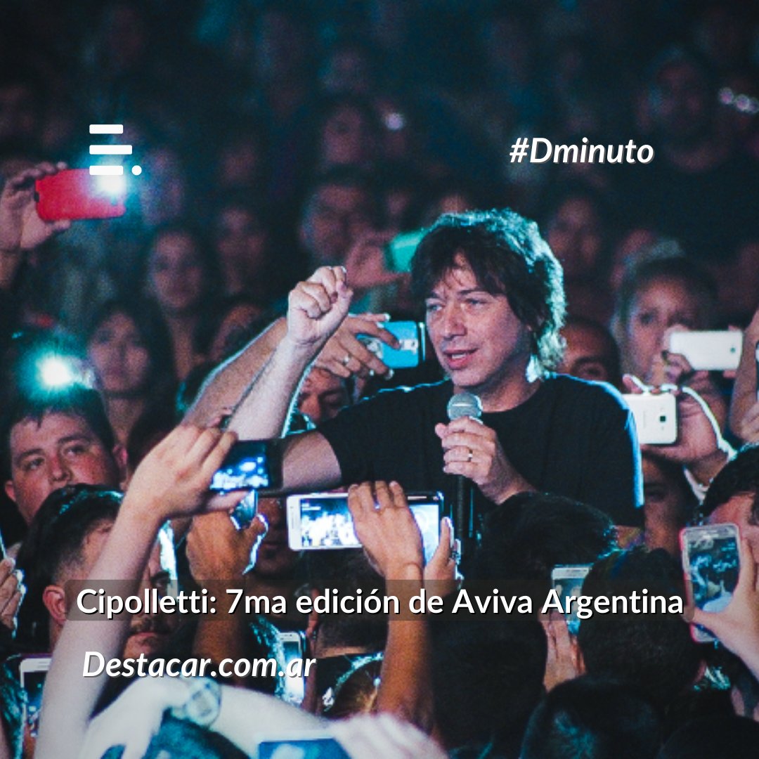 PDestacar's tweet photo. 🔥El próximo 8, 9, 10 y 11 de diciembre se vivirá en Cipolletti uno de los eventos más importantes de la región.

- Entrada #AvivaArgentina 
un alimento no perecedero 🙌🏻

📣 Predio Recreativo Luz de Cipolletti, ubicado en calle Naciones Unidas 1869. https://t.co/k1ZltDznot