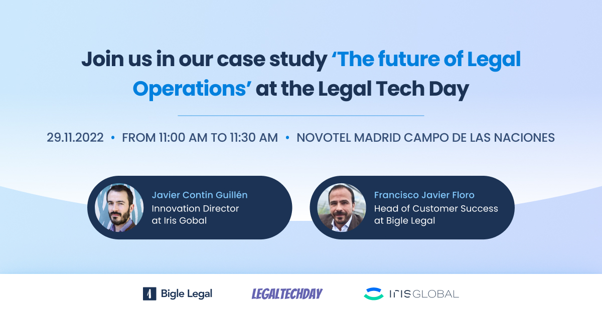 santalucia_imp's tweet photo. ¡Y no solo eso! Sino que, en un día tan importante, la #startup @biglelegal junto con @IrisGlobal_es han tenido la oportunidad de hablar sobre el futuro de las operaciones legales y cómo enfrentar los principales problemas del #árealegal.
¡Muy interesante! 👏
#LegalTechDay https://t.co/M8HiBtYgTw