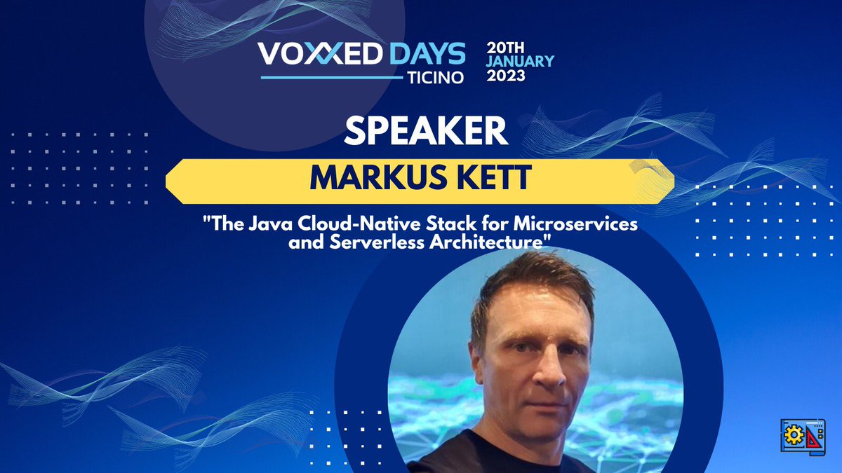 Voxxed Days Ticino (@voxxedticino) on Twitter photo Ready for this?! 🎤 <a href="/MarkusKett/">Markus Kett</a> will be <a href="/VoxxedTicino/">Voxxed Days Ticino</a> and he will present his talk “The Java Cloud-Native Stack for Microservices and Serverless Architecture” 🙌 Make sure you don’t miss it! #VDT23 #iloveVDT #developers #community #event #ticino #lugano Ready for this?! 🎤 <a href="/MarkusKett/">Markus Kett</a> will be <a href="/VoxxedTicino/">Voxxed Days Ticino</a> and he will present his talk “The Java Cloud-Native Stack for Microservices and Serverless Architecture” 🙌 Make sure you don’t miss it! #VDT23 #iloveVDT #developers #community #event #ticino #lugano