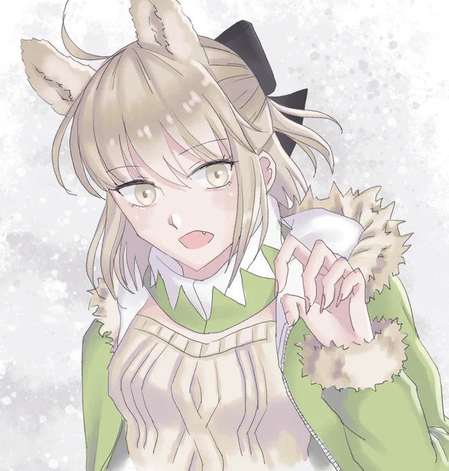 英霊夢装沖田さん #FGO 