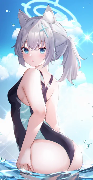 91日目、砂狼シロコ#ブルーアーカイブ#ブルアカ 