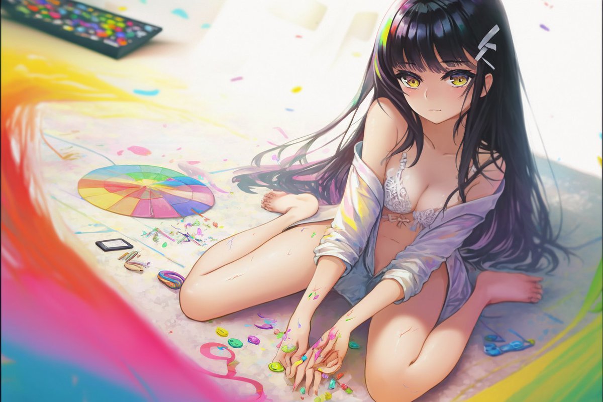 「どうしても手指が溶けちゃうなぁ…#Nijijourney #AIart #無加筆」|Rootport💰🍹🍑のイラスト