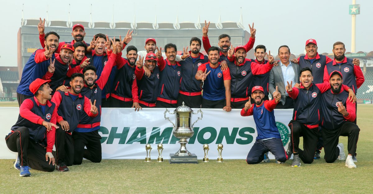 ➡️ Runners-up in the 2019-2020 and 2021-22 editions 
➡️ Winners of the Quaid-e-Azam Trophy this season 🏆

Northern – the deserving champions ✨

#QeAT | #NORvSINDH