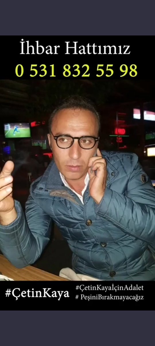 MelekRuhluCocuk's tweet photo. Çetin Kaya sadece bir isim değil, Bir hayat ve bu hayatı çaldılar ailesinden sevdiklerinden.. Unutturulmaması ve üstü kapanmaması için, görgü tanıklarını bulabilmemiz için bir tuşa basarak destek verin 🙏
Olaya tanıklık edenler için İhbar hattı 0531 832 55 98
#ÇetinKaya
29Kasım21 https://t.co/hs3pkXiaoo