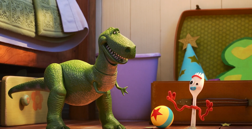 Disney_Wiki's tweet photo. Today marks the 3rd anniversary of the #ForkyAsksAQuestion episode "What is Time?", written and directed by Bob Peterson.
Rex uses the age of dinosaurs as an example to give Forky an understanding of the concept of time. https://t.co/3soUb0ALCv