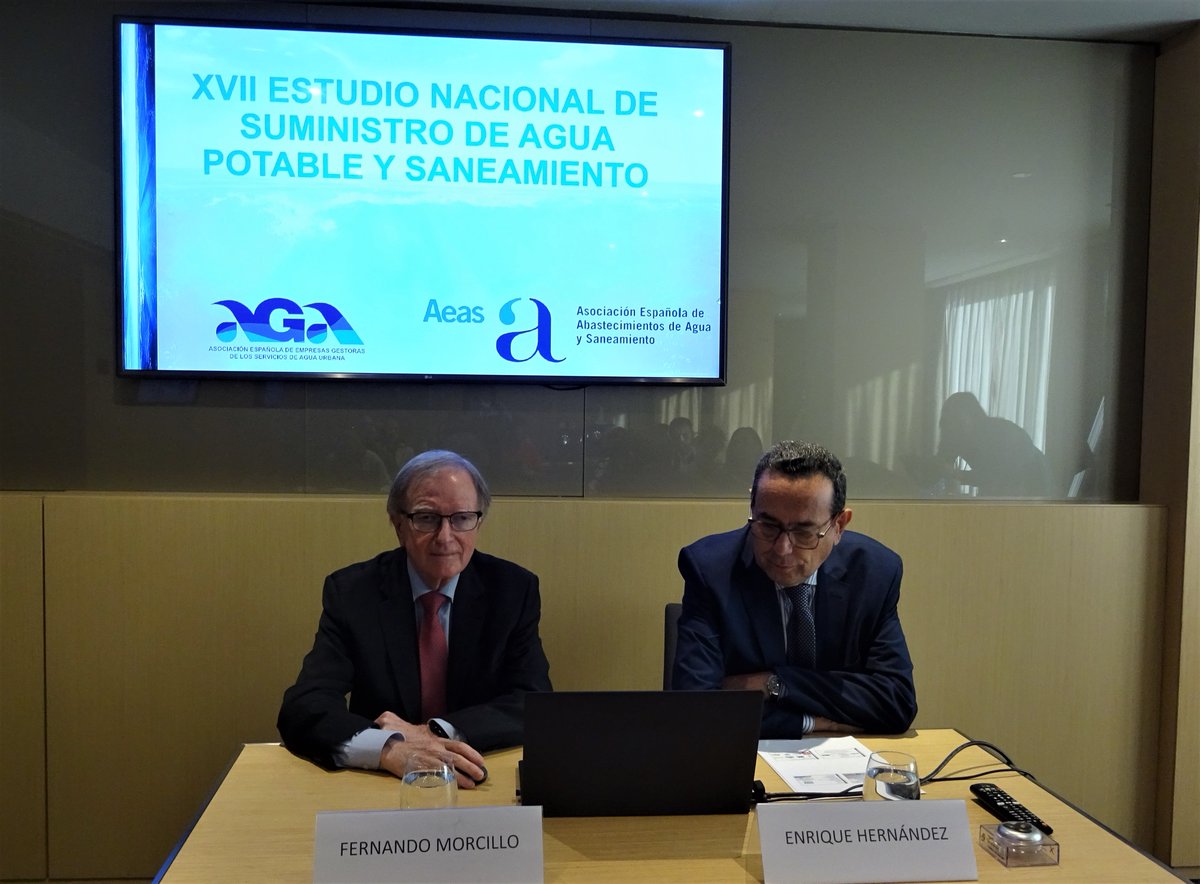 DAQUASagua's tweet photo. El sector del agua urbana avanza decididamente en la transición energética y la digitalización intensificando su compromiso con la sostenibilidad. Resultados del XVII Estudio Nacional de Suministro de Agua Potable y Saneamiento en España @AeasAgua @AGAagua https://t.co/RYFPJK9Zu9 https://t.co/mgr99PqPsC
