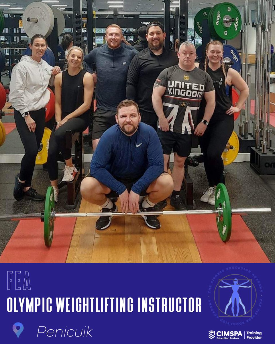 FEAScotland's tweet photo. OWL coaches in the making 🏋️

A fantastic course held at the weekend in Hamilton with tutor Anita! A few aches &amp; pains the next day but all to be worth it 🎓
Want to become an OWL coach? JOIN OUR NEXT COURSE > https://t.co/xmVqn53qMp #olympicweightlifting #fitnesscourses #educate https://t.co/fPeaoaCECL