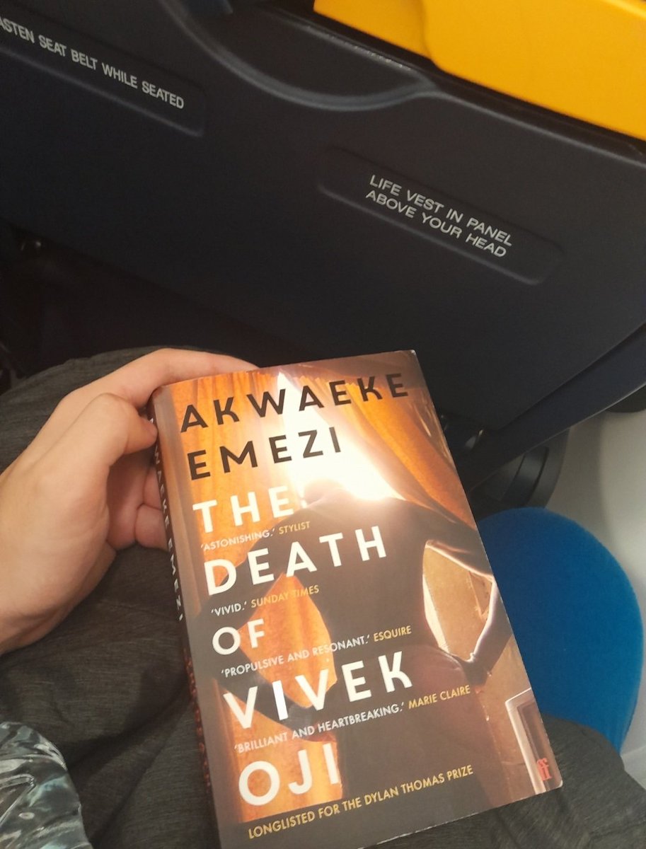KoutroumpilasP's tweet photo. Is there a better way to get through a flight than reading a modern masterpiece? 📙 ✈ @azemezi #books #readersoftwitter #LGBT https://t.co/K9UFm69Oov